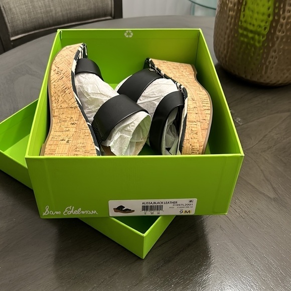 Sam Edelman Alissa Wedge Black - Picture 2 of 12